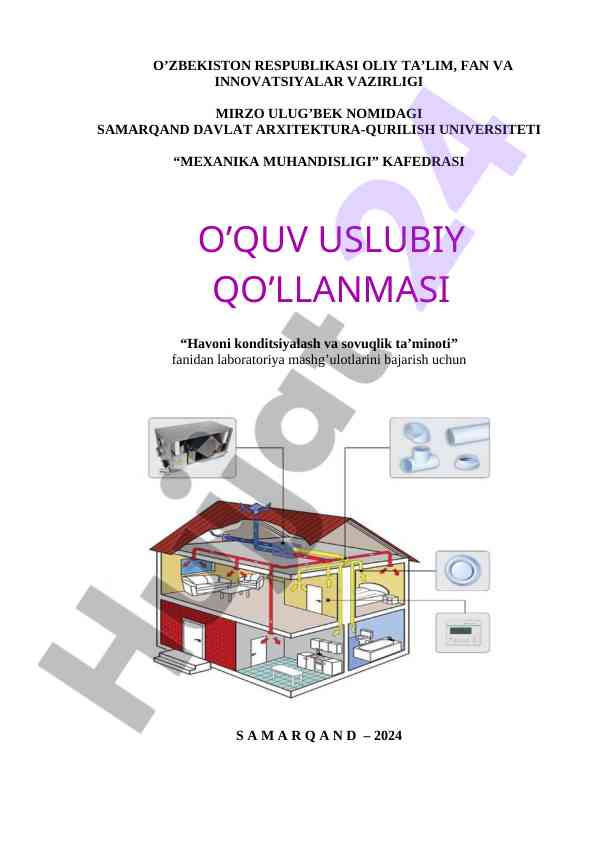 Havoni konditsiyalash va sovuqlik ta’minoti laboratoriya