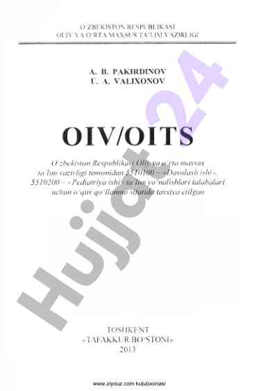 Davolash va pediatriya ishlari o‘quv qo‘llanma