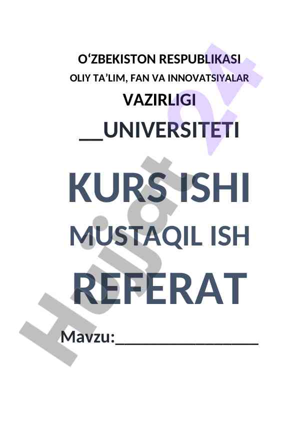 Animatsion Dasturlar Haqida Umumiy Ma'lumot