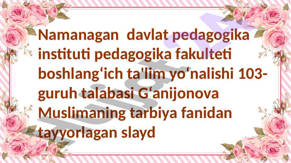 3-sinf tarbiya darsligi o‘rganish slaydi