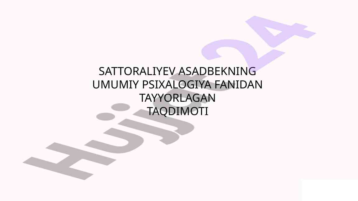 Yosh va pedagogik psixologiya fanining tadbirlari