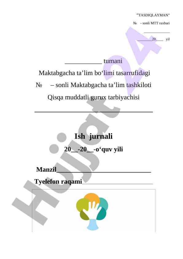 Yillik vazifalarni rejalashtirish dars ishlanmasi