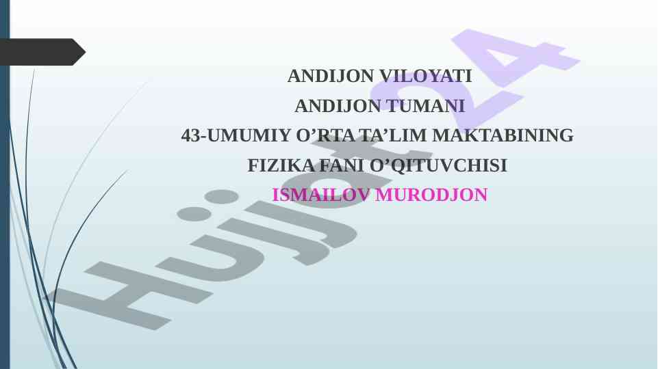 Masalalar yechish darsining maqsadlari va usullari