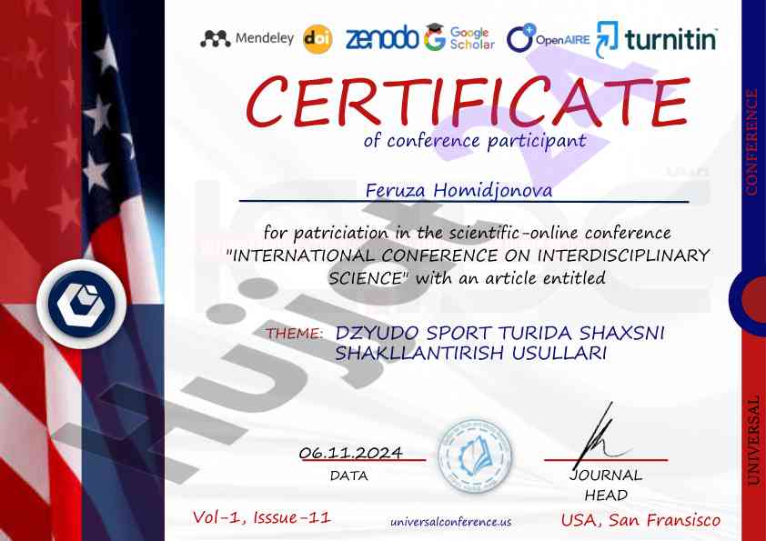 International conference on interdisciplinary science