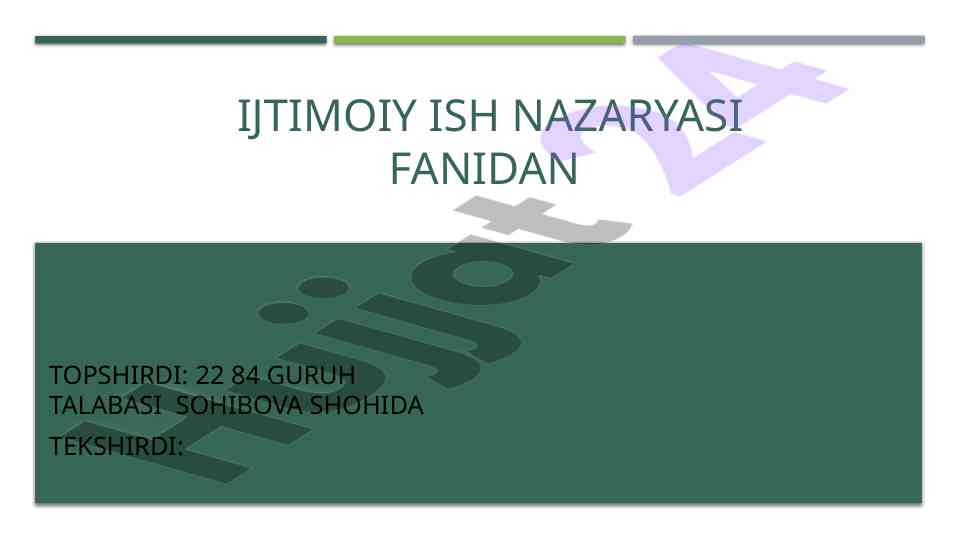 Ijtimoiy ishning tizimli nazariyasi