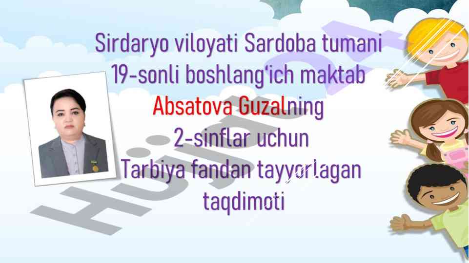 Do‘stlik va maktab muhitining ahmiyati