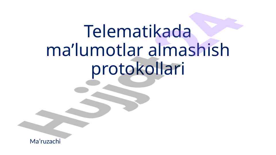 Nmea0183 protokoli va telematika tizimlari