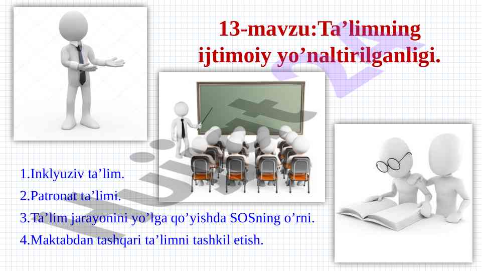 Ijitimoiy yo’naltirilgan ta’lim va mustaqil olish