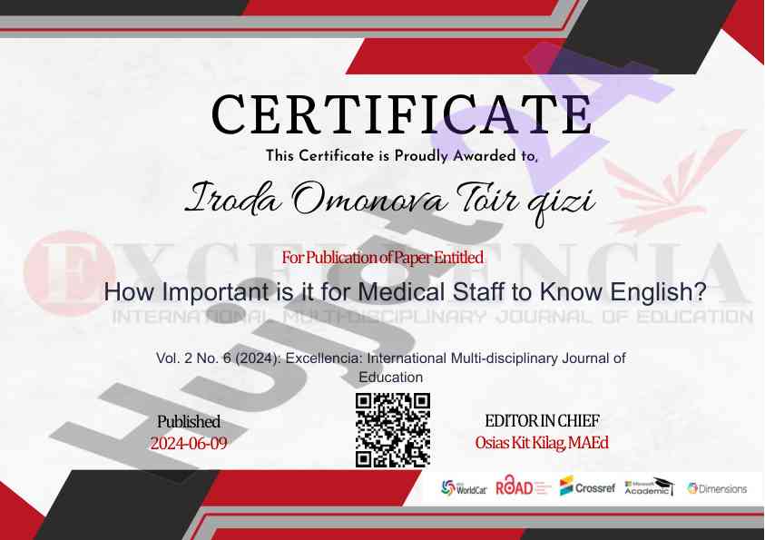 Importance of english knowledge for medical staff