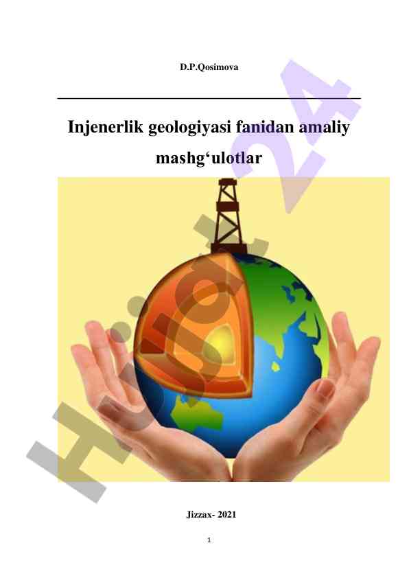 Injenerlik geologiyasi fanidan amaliy mashg‘ulotlar