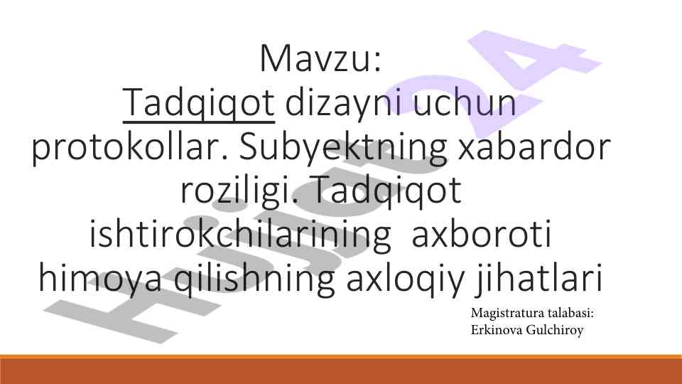Ilmiy tadqiqotning turlari va strukturasi