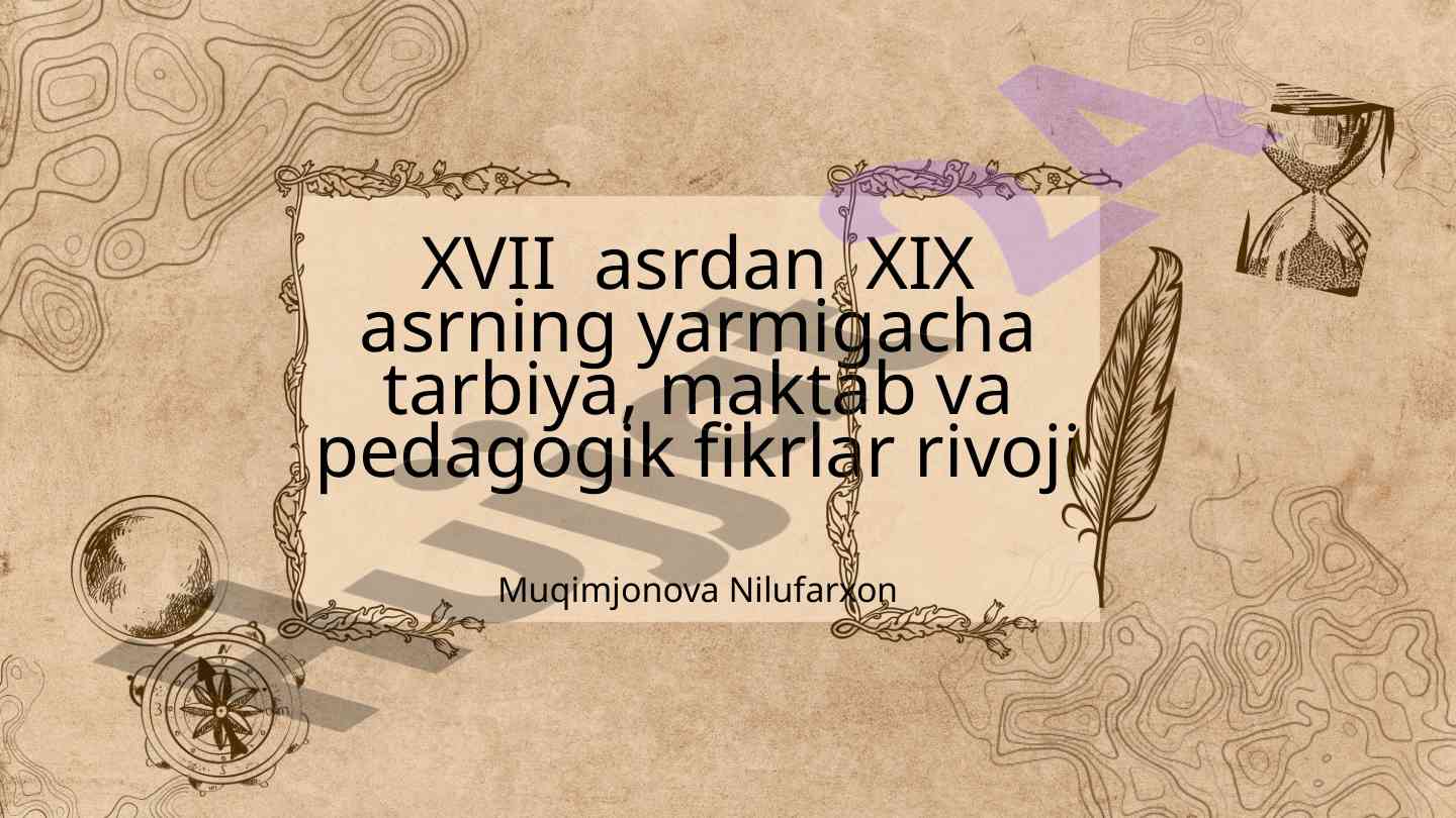 Tarbiya va maktablar tizimi xix asrda turkistonda