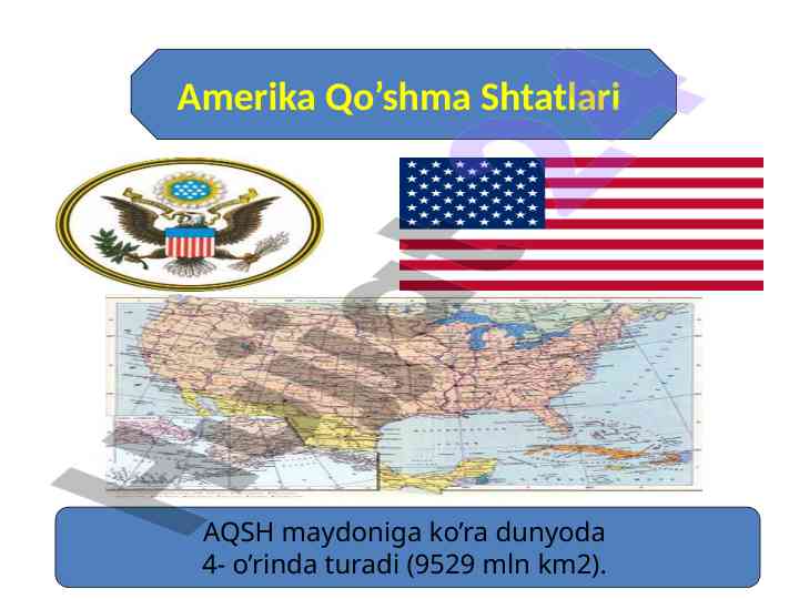 Amerika qo'shma shtatlari va uning geografik o'rni