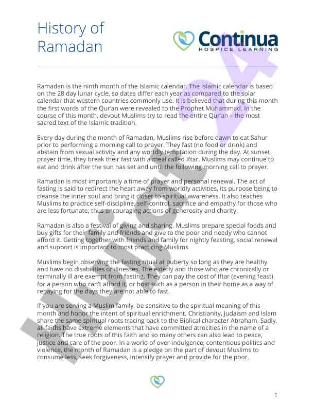 History and significance of ramadan in islamic tradition