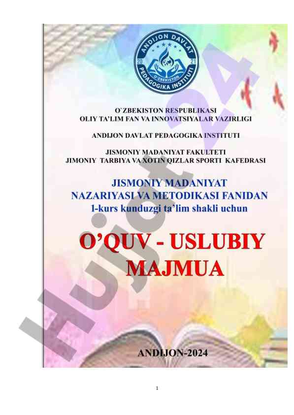 Jismoniy tarbiya va xotin-qizlar sporti uslubiy majmuasi