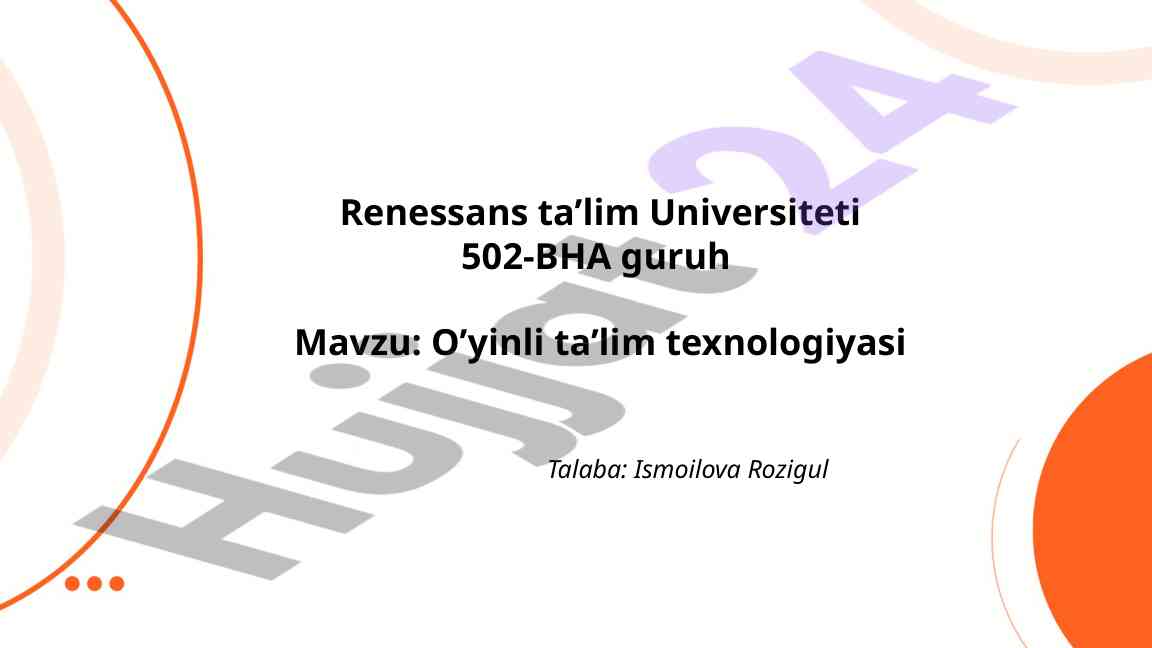 O’yinli Ta’lim Texnologiyalari Nazariyalari