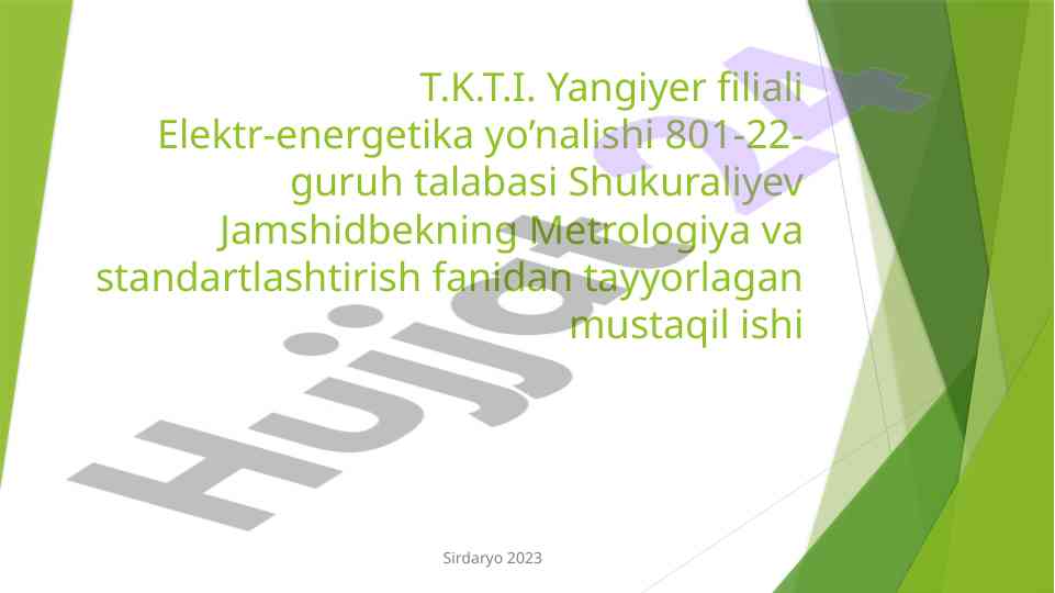 Iste’molchilar huquqlarini himoya qilish