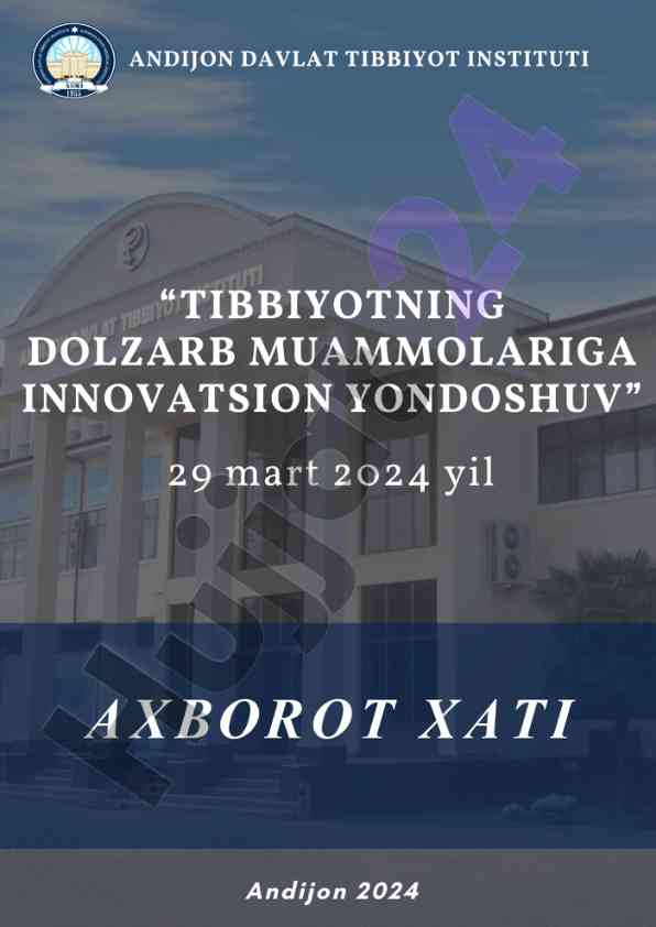 Tibbiyot muammolariga innovatsion yondoshuv anjumani