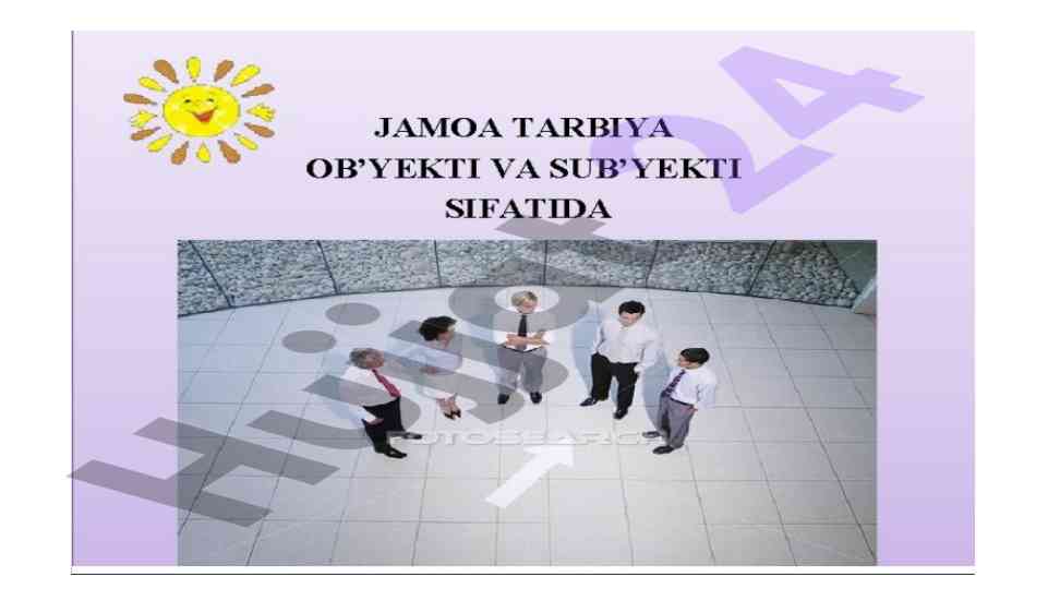 Tarbiya metodlarini guruhlash va tushuntirish