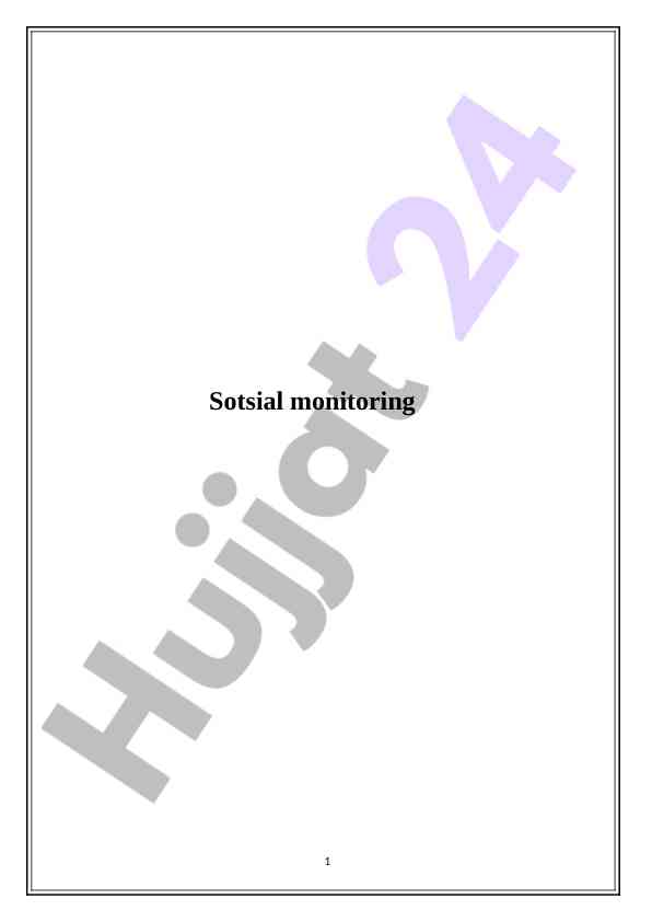 Sotsial monitoringning nazariy asoslari va uslublari