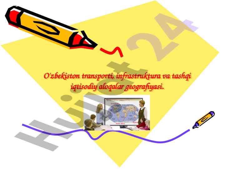 O'zbekistоn transporti va tashqi iqtisodiy aloqalar