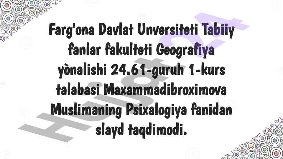 Sezgi haqida tushuncha va nerv fizialogik asosi