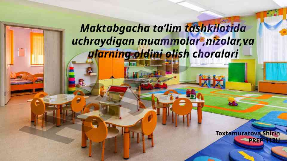 Maktabgacha ta'lim tashkilotidagi mojaro muammolari