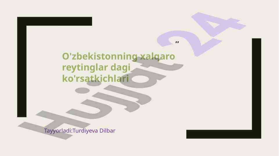 O'zbekiston xalqaro reytinglari va indekslar