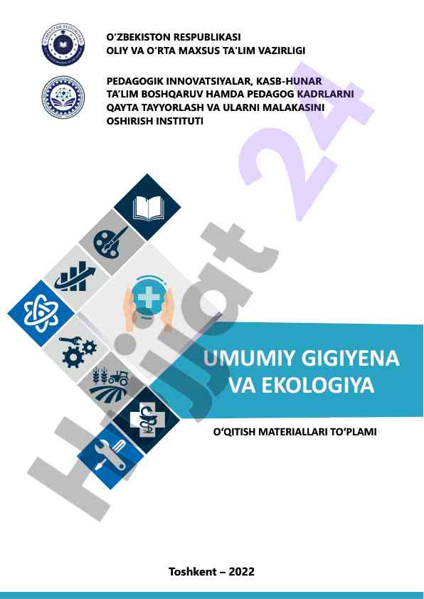 Umumiy gigiyena va ekologiya o‘qitish materiallari