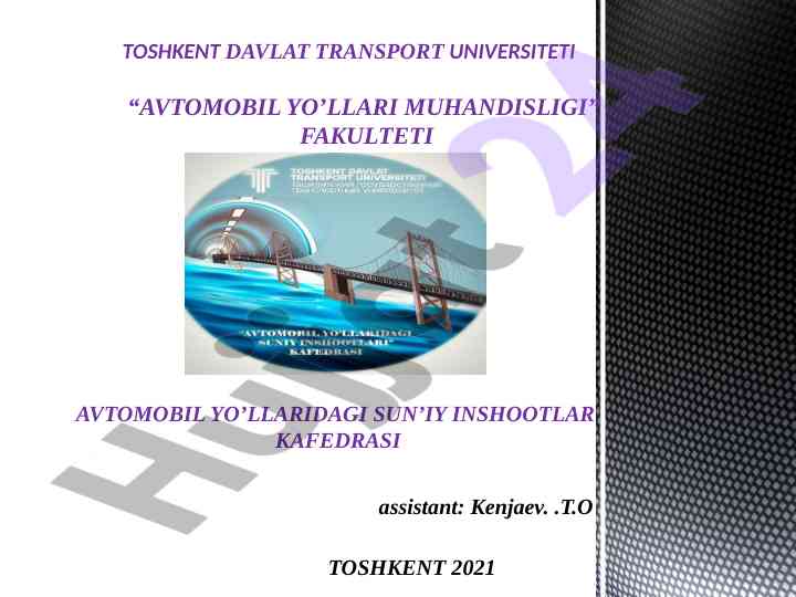 Poydevorlar turlari va ularning xususiyatlari
