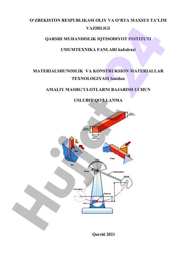 Materialshunoslik va konstruksion materiallar texnologiyasi
