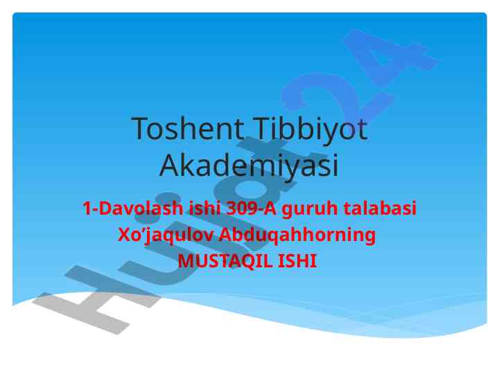 Operatsiyadan keyingi qorin churralari tahlili