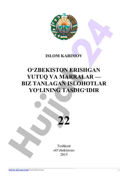 Islom karimov o‘zbekistonda erishgan yutuq va marralar