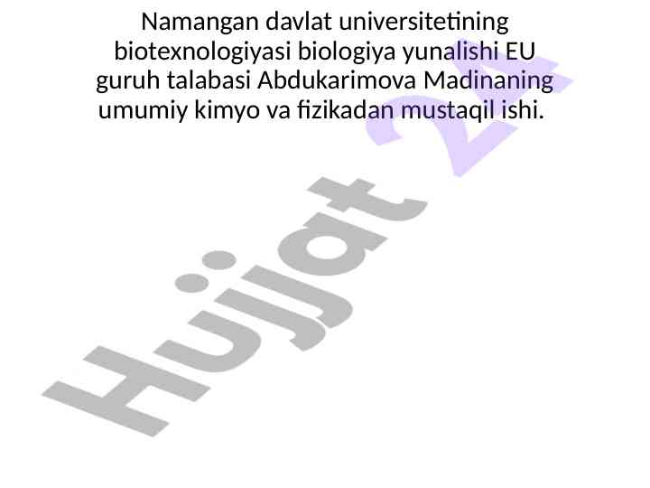 Biogen elementlar va ularning ahamiyati