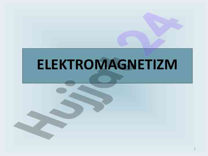 Elektromagnetizm magnit maydoni zaryadlar
