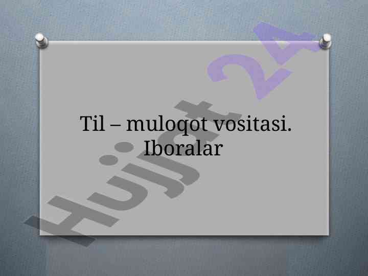 Til va muloqotning ijtimoiy ahamiyati