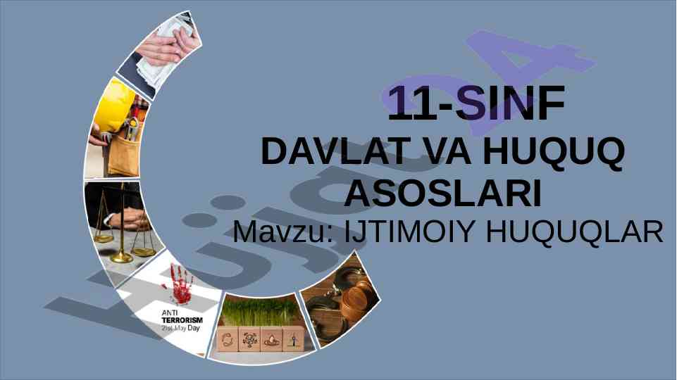 Ijtimoiy huquqlar tushunchasi va tizimi