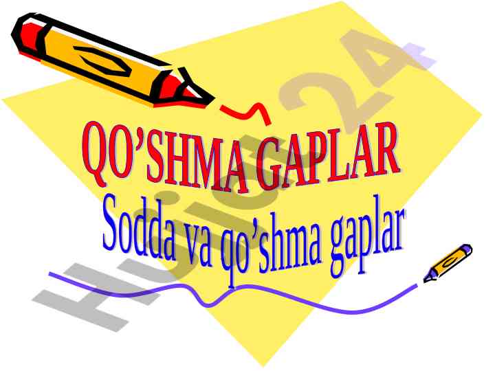Sodda va qo’shma gaplar tushunchasi