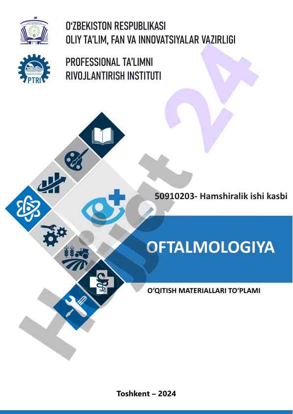 O‘qitish materiallari to‘plami oftalmologiya