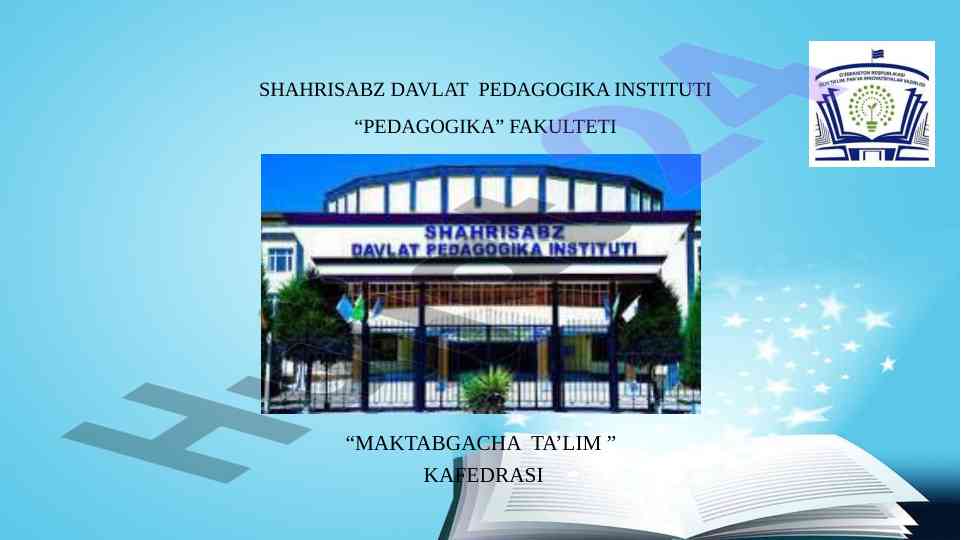 Maktab ta’limiga tayyorlash nazariyasi