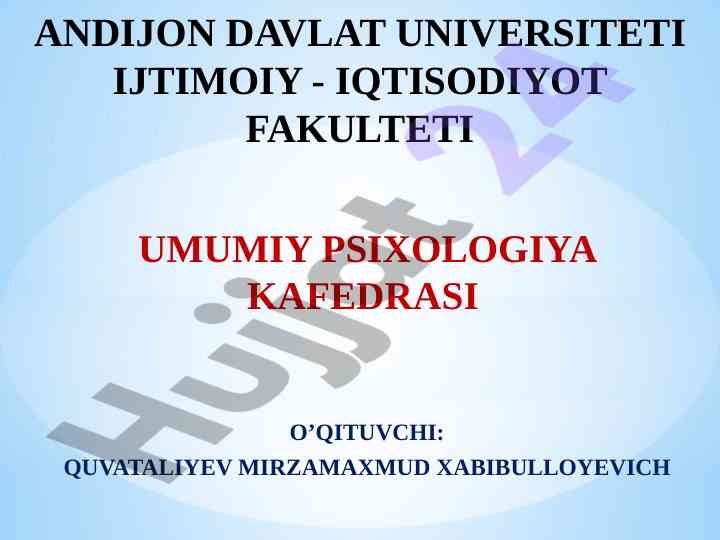 Sezgi tushunchasi va psixologik asoslar