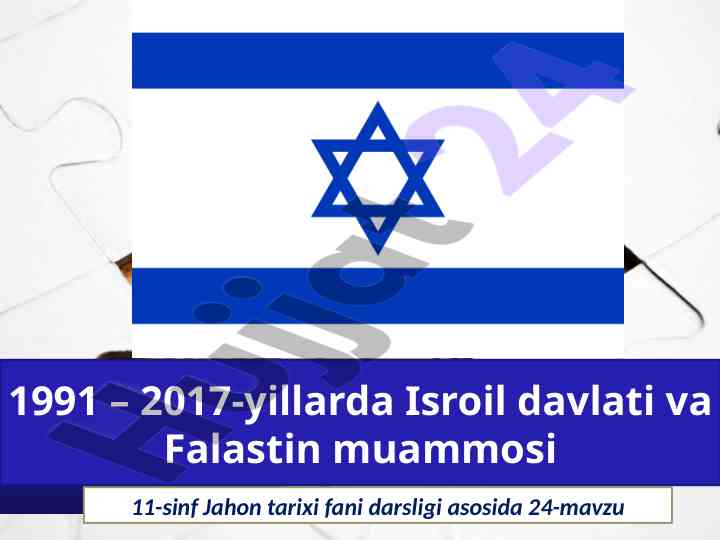 Isroil davlati va falastin muammosi tahlili