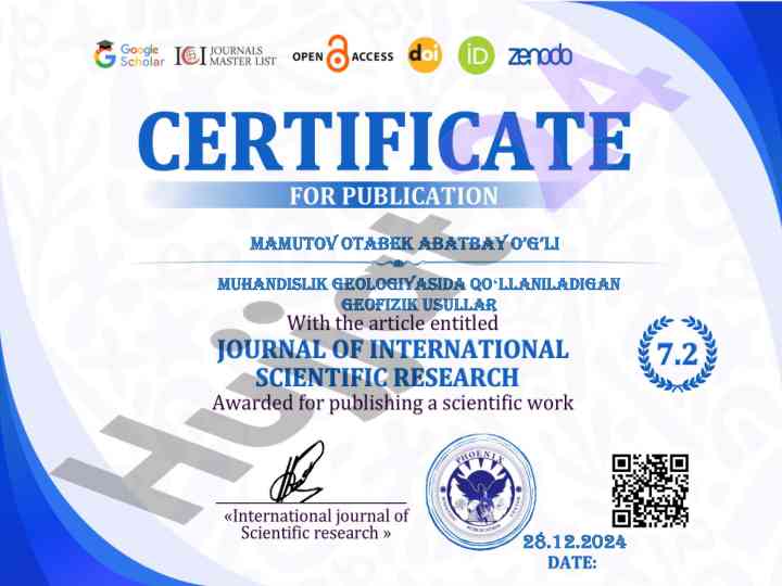 Geofizik usullar muhandislik geologiyasida