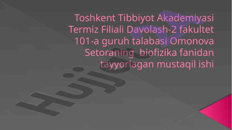 Kompyuter tomografiyasi va uning ishlashining fizik asoslari