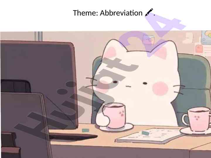 Understanding abbreviations in modern communication