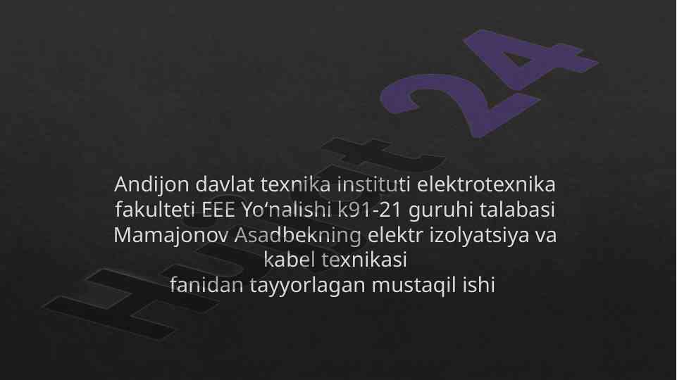 Yarim o'tkazgich materiallar va ularning elektr izolyatsiyasidagi roli
