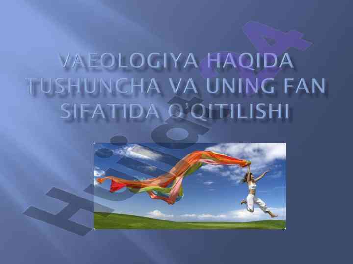 Valeologiya va sog’lom turmush tarzining ahamiyati