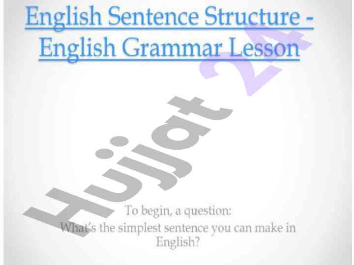 Ways to construct complex sentences in english