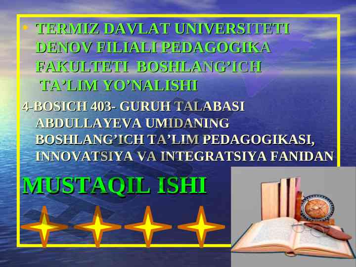 Abdulla avloniyning pedagogik qarashlari tahlili