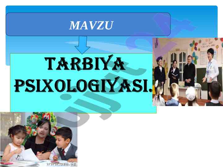 Tarbiyaning psixologik aspektlari va ta'sirlari